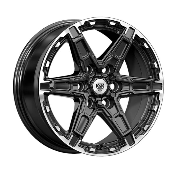 Диски КиК КиК ДИСТРИКТ 8,0xR18 6x139,7 106,1 30 черный_бриллиант