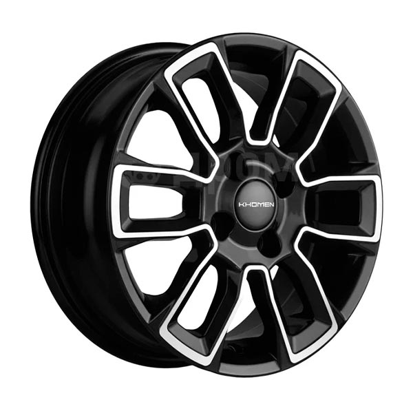 Диски KHOMEN KHW1406_(Solaris/Logan/Rio) 5,5xR14 4x100 67,1 43 BLACK-FP