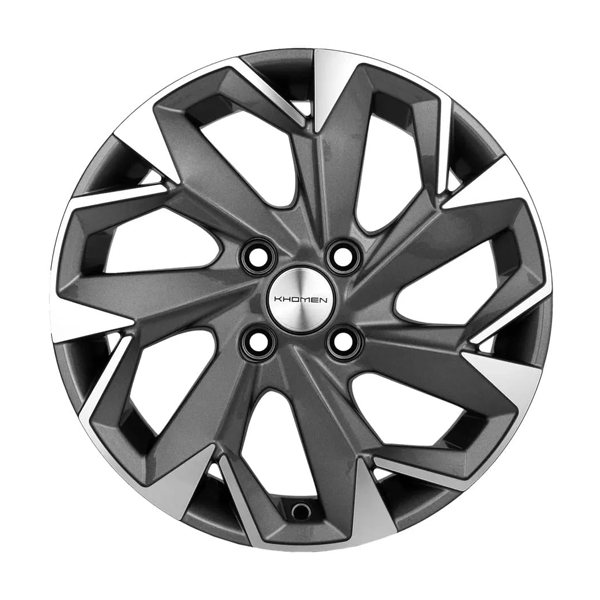 Диски KHOMEN KHW1508_(15_ZV_X-RAY) 6,0xR15 4x100 60,1 40 GRAY-FP