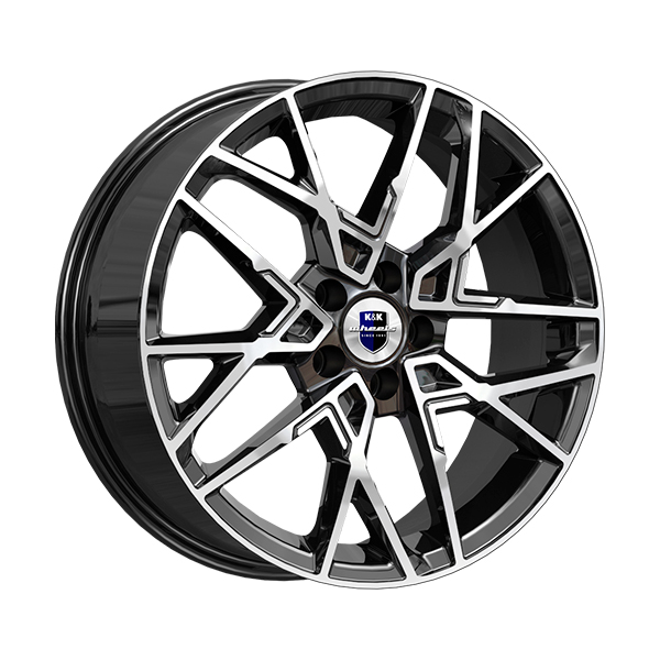 Диски КиК КиК ВУДРОФ 7,0xR18 5x108 60,1 38 алмаз_черный
