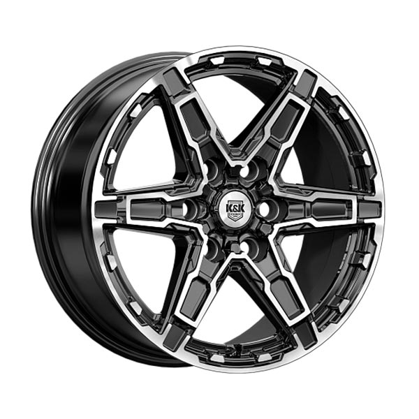 Диски КиК КиК ДИСТРИКТ 8,0xR18 6x139,7 106,1 30 алмаз_черный