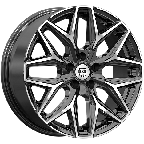 Диски КиК КиК АРИУС 7,0xR17 5x108 60,1 33 алмаз_черный