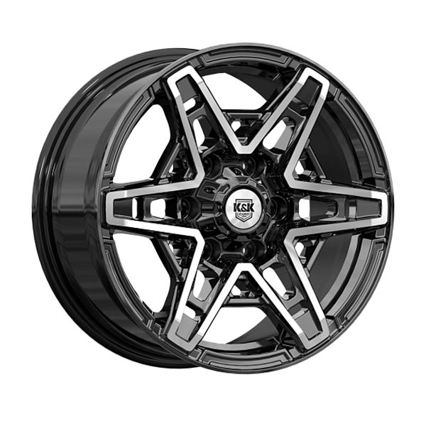 Диски КиК КиК БЛЭКБЕРН 8,0xR17 6x139,7 100,1 36 алмаз_черный