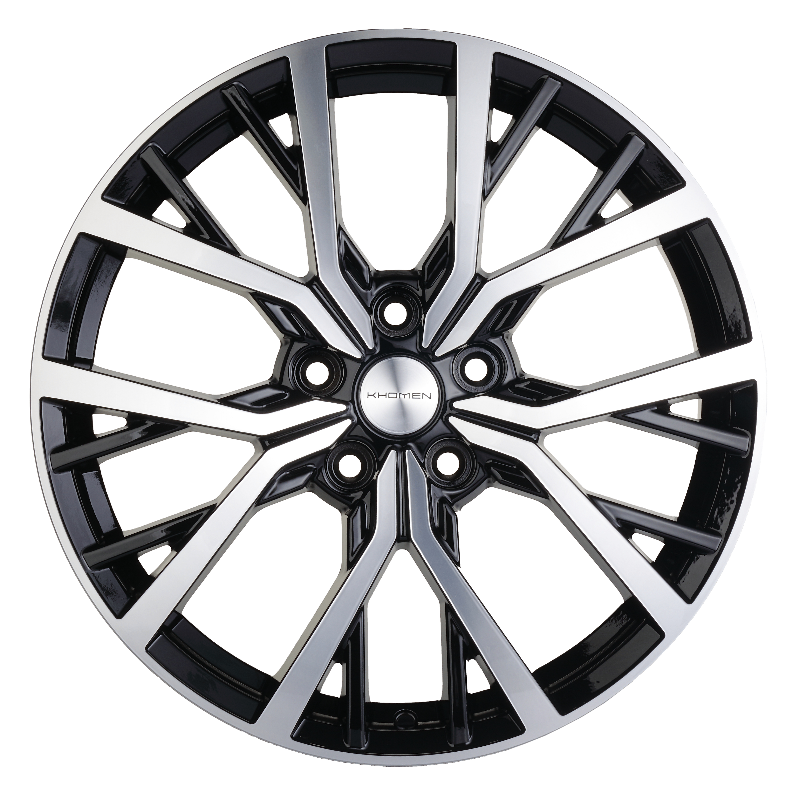 Диски KHOMEN KHW1806_(lifan_X70/Changan_CS75) 7,0xR18 5x114,3 60,1 45 BLACK-FP
